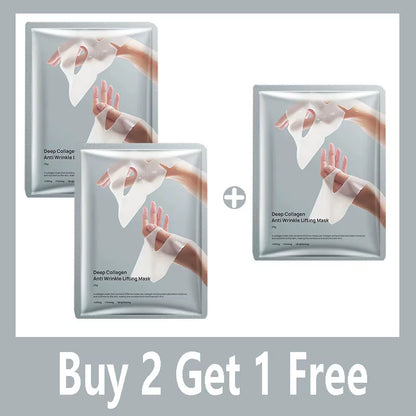 Deep Collagen anti Wrinkle Lifting Mask Collagen Face Mask Overnight, Deep Collagen Mask for Lifting Firming Moisturizing