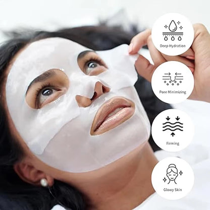 Deep Collagen anti Wrinkle Lifting Mask Collagen Face Mask Overnight, Deep Collagen Mask for Lifting Firming Moisturizing