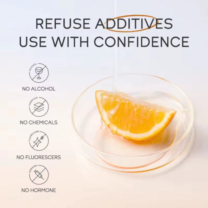 Vitamin C Skin Care Set (5Pcs)Deep Cleansing Facial Cleanser Face Cream Moisturizer Toner Eye Serum Gift Box Skin Care