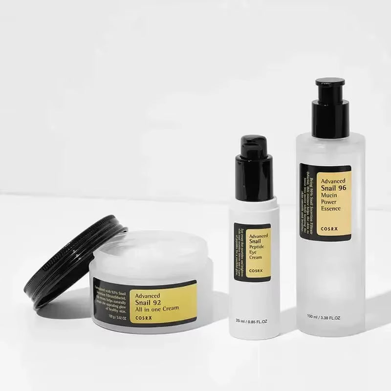 Advanced Snail Essence Skin Care Collagen 92 Face Cream Toner Cleanser Sunscreen Sensitive Skin Moisturizing Firming Smoothing