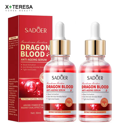 2Pcs Royal Dragon Blood Serum Face Tightener Placenta Face Moisturizing Firming Retinol Essence Korean Cosmetics Beauty